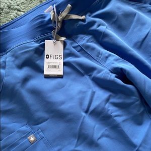 Figs NWT XL PETITE CIEL BLUE KADE SCRUB PANTS